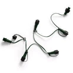 Connettore cavo verde 6 ghirlande sistema LED Collegabili
