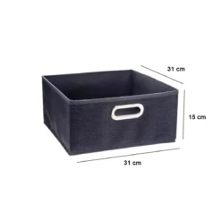 Contenitore (31 x 15 cm) Helena Grigio