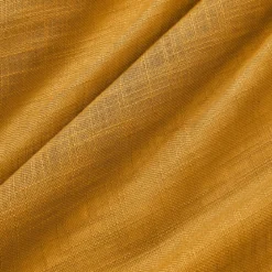Coppia di tende a occhielli effetto lino (60 x 120 cm) Robin Giallo Ocra