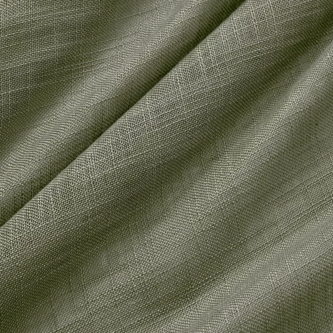 Coppia di tende a occhielli effetto lino (70 x 200 cm) Robin Verde Rosmarino