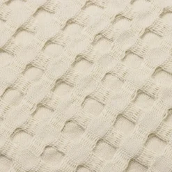 Copriletto cotone nido d'ape (220 x 250 cm) Maya Beige pampa