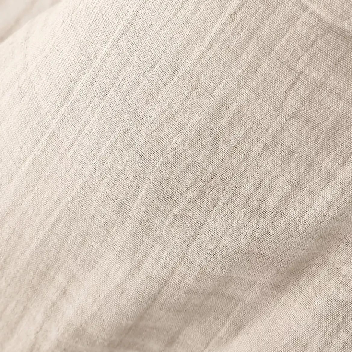 Copriletto in garza di cotone (260 x 240 cm) Gaïa Beige pampa