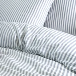 Copripiumino e due federe in cotone (260 x 240 cm) Linea Blu