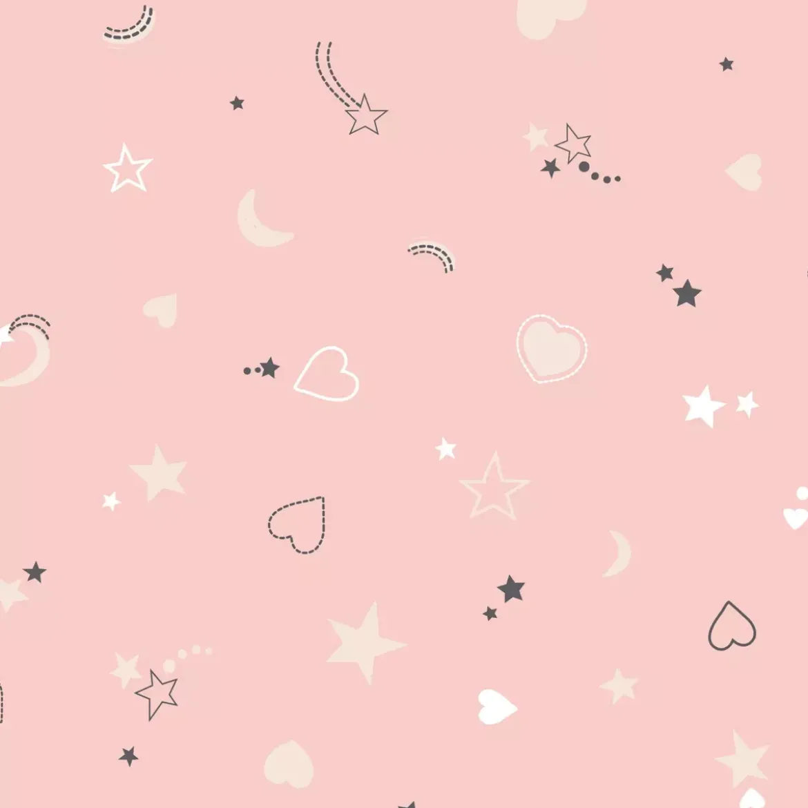 Copripiumino e una federa cotone (140 x 200 cm) Gatto Rosa