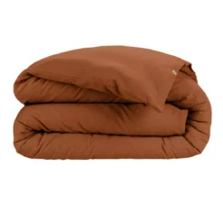 Copripiumino flanella di cotone (200 x 200 cm) Nina Terracotta