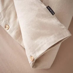 Copripiumino flanella di cotone (140 x 200 cm) Nina Beige