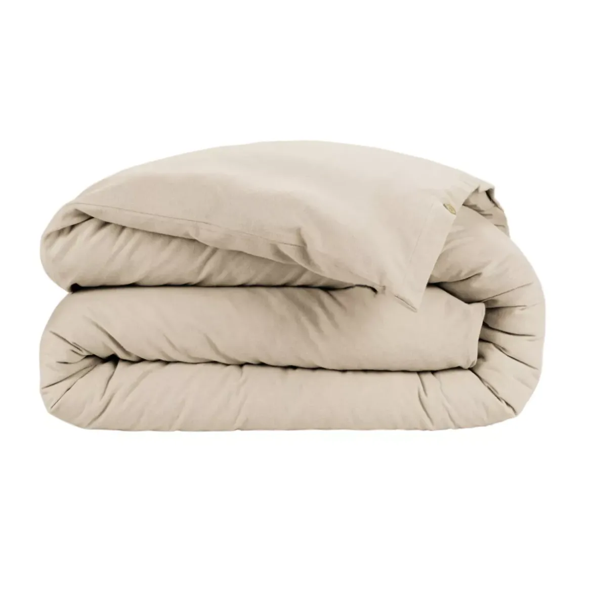 Copripiumino flanella di cotone (260 x 240 cm) Nina Beige