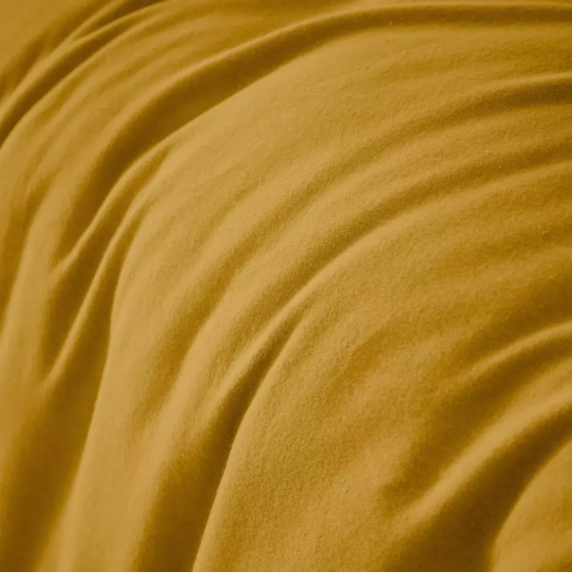 Copripiumino flanella di cotone (200 x 200 cm) Nina Giallo ocra