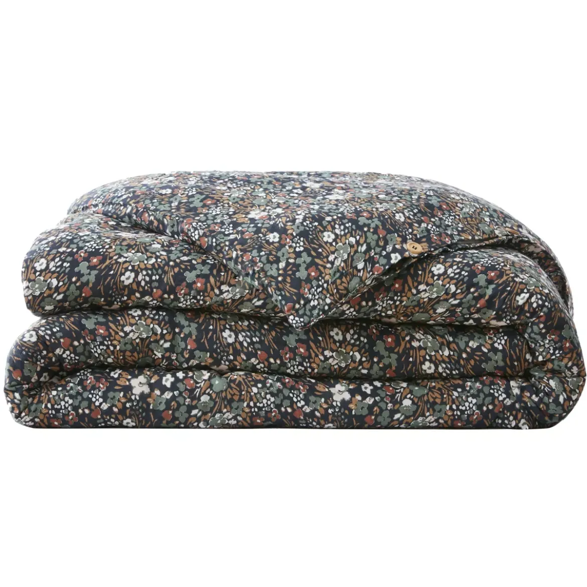 Copripiumino garza di cotone (260 cm) Constance Blu notte