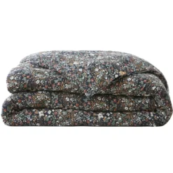 Copripiumino garza di cotone (140 cm) Constance Blu notte