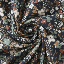 Copripiumino garza di cotone (140 cm) Constance Blu notte