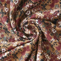 Copripiumino garza di cotone (240 cm) Constance Camel