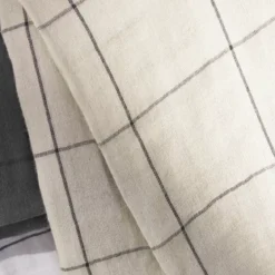 Copripiumino garza di cotone (240 x 220 cm) Gaïa Match Beige pampa