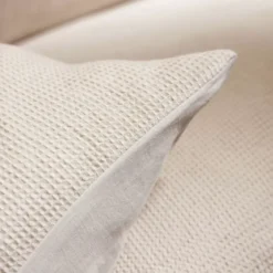 Copripiumino in cotone a nido d'ape (260 x 240 cm) Eva Beige