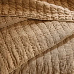 Copripiumino in cotone trapuntato (220 x 240 cm) Lena Camel
