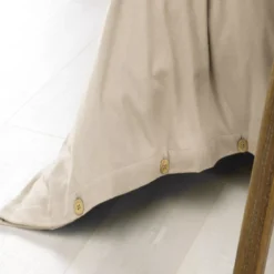 Copripiumino in flanella di cotone (200 x 200 cm) Nina Beige