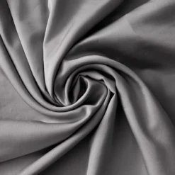 Copripiumino in raso di bambù (200 x 200 cm) Sienna Grigio granito