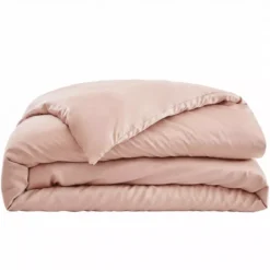 Copripiumino in satin di bambù (260 x 240 cm) Sienna Rose blush