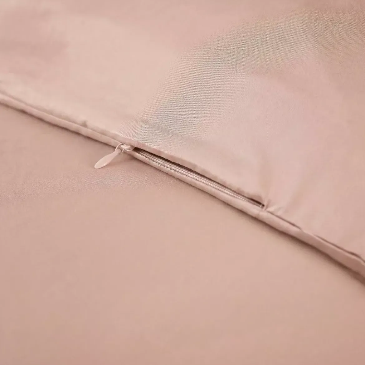 Copripiumino in satin di bambù (280 x 240 cm) Sienna Rosa blush