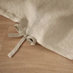 Copripiumino lino lavato (240 cm) Louise Beige