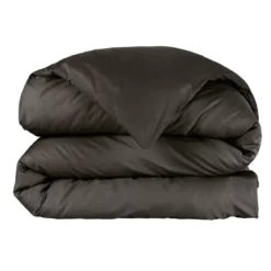Copripiumino percalle di cotone (240 cm) Cali Nero