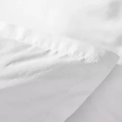 Copripiumino percalle di cotone (140 x 200 cm) Cali Bianco