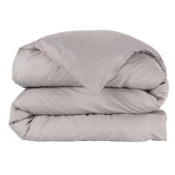 Copripiumino percalle di cotone (140 cm) Cali Grigio chiaro