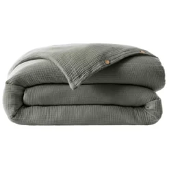 Copripiumino quadrupla garza di cotone (200 x 200 cm) Victoria x Gaïa Verde rosmarino