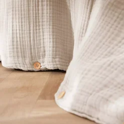 Copripiumino quadrupla garza di cotone (200 x 200 cm) Victoria x Gaïa Beige pampa