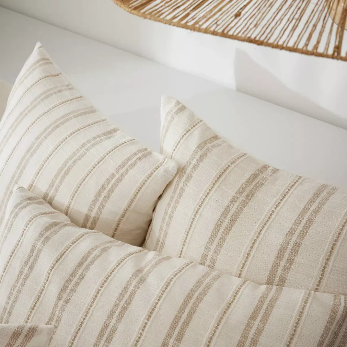 Copripiumino reversibile in cotone texturizzato e percale (240 x 220 cm) Alice Corda