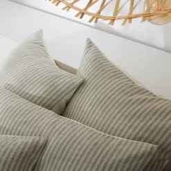 Copripiumino reversibile in cotone testurizzato e percale (260 x 240 cm) Alice Verde