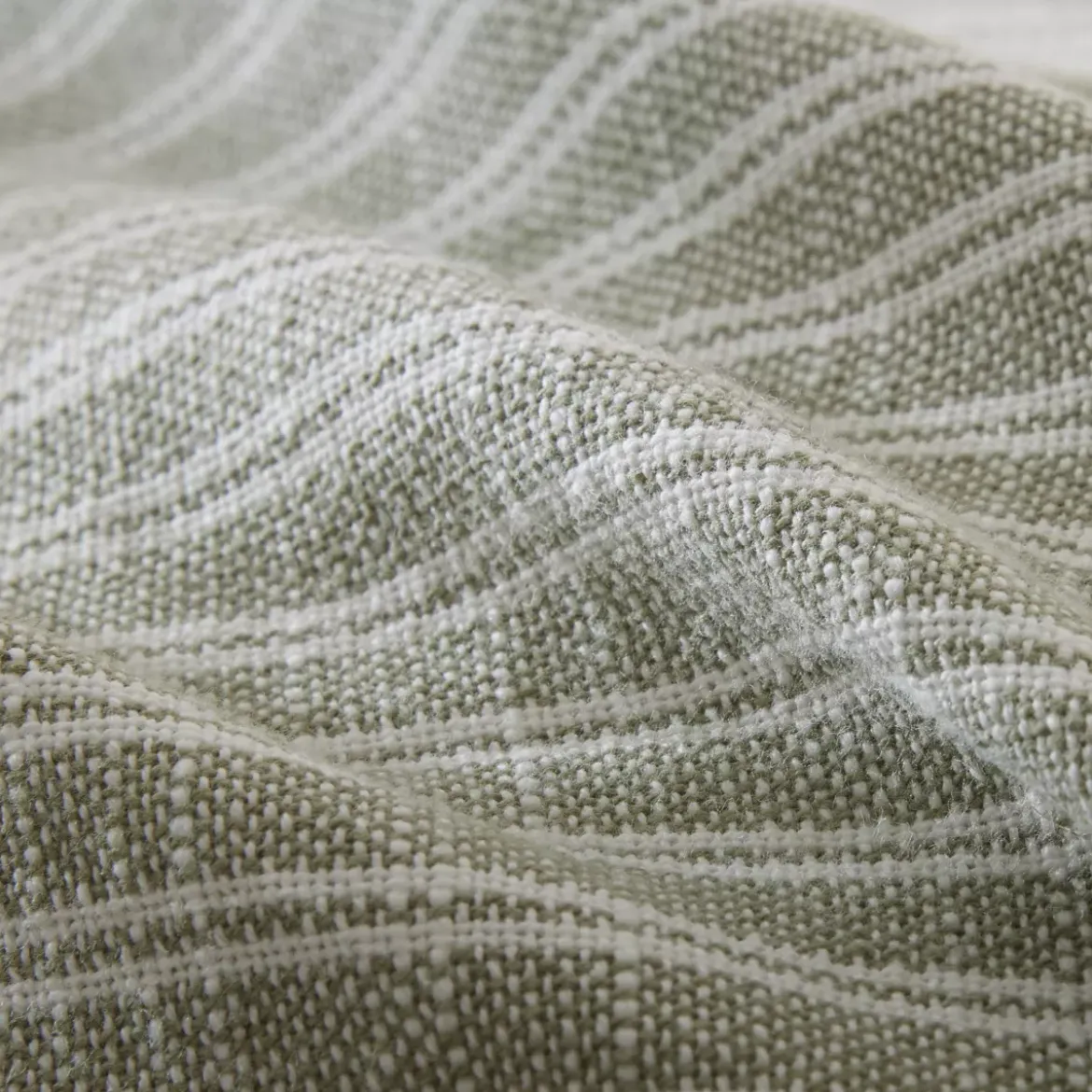 Copripiumino reversibile in cotone testurizzato e percale (260 x 240 cm) Alice Verde