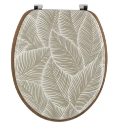 Copriwater effetto legno acacia Rustique Mimétisme