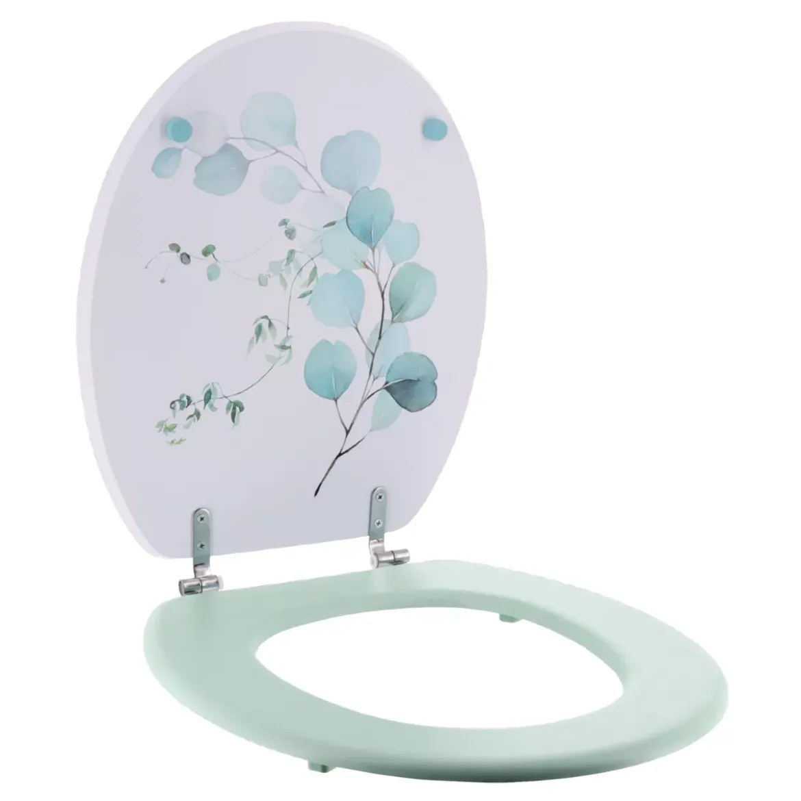 Copriwater 18 pollici MDF Azzurro Acquerello
