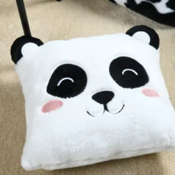 Cuscino bambino quadrato (40 x 40 cm) Zamis Panda Bianco
