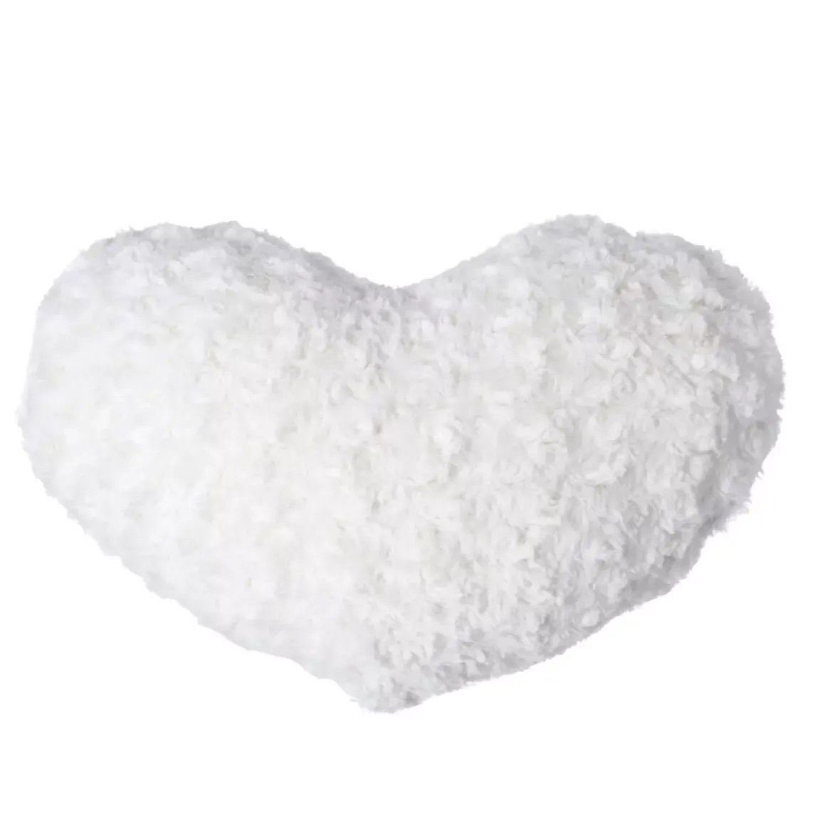 Cuscino Cuore Bouclée Bianco