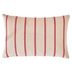 Cuscino da esterno in tela di cotone rettangolare (60 x 40 cm) Ocealys Rosso