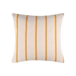 Cuscino da esterno quadrato tela di cotone (50 x 50 cm) Ocealys Giallo senape