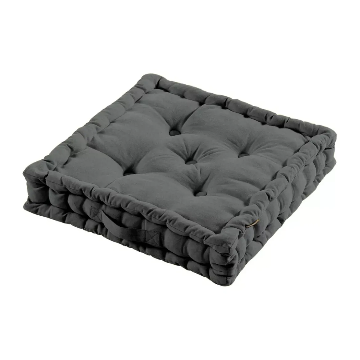 Cuscino da pavimento (50 x H10 cm) Pixel Grigio antracite