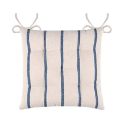 Cuscino per sedia da esterno tela di cotone (40 x 40 cm) Ocealys Blu marino