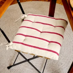 Cuscino per sedia da esterno tela di cotone (40 x 40 cm) Ocealys Rosso