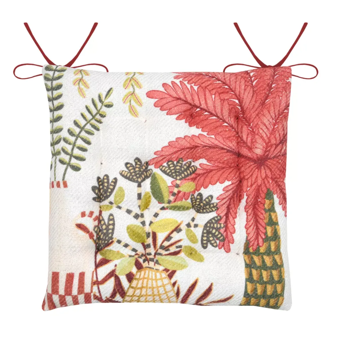 Cuscino per sedia quadrato in cotone (38 x 38 cm) Maota Multicolore