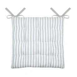 Cuscino per sedia quadrato in cotone (40 x 40 cm) Bardot Beige