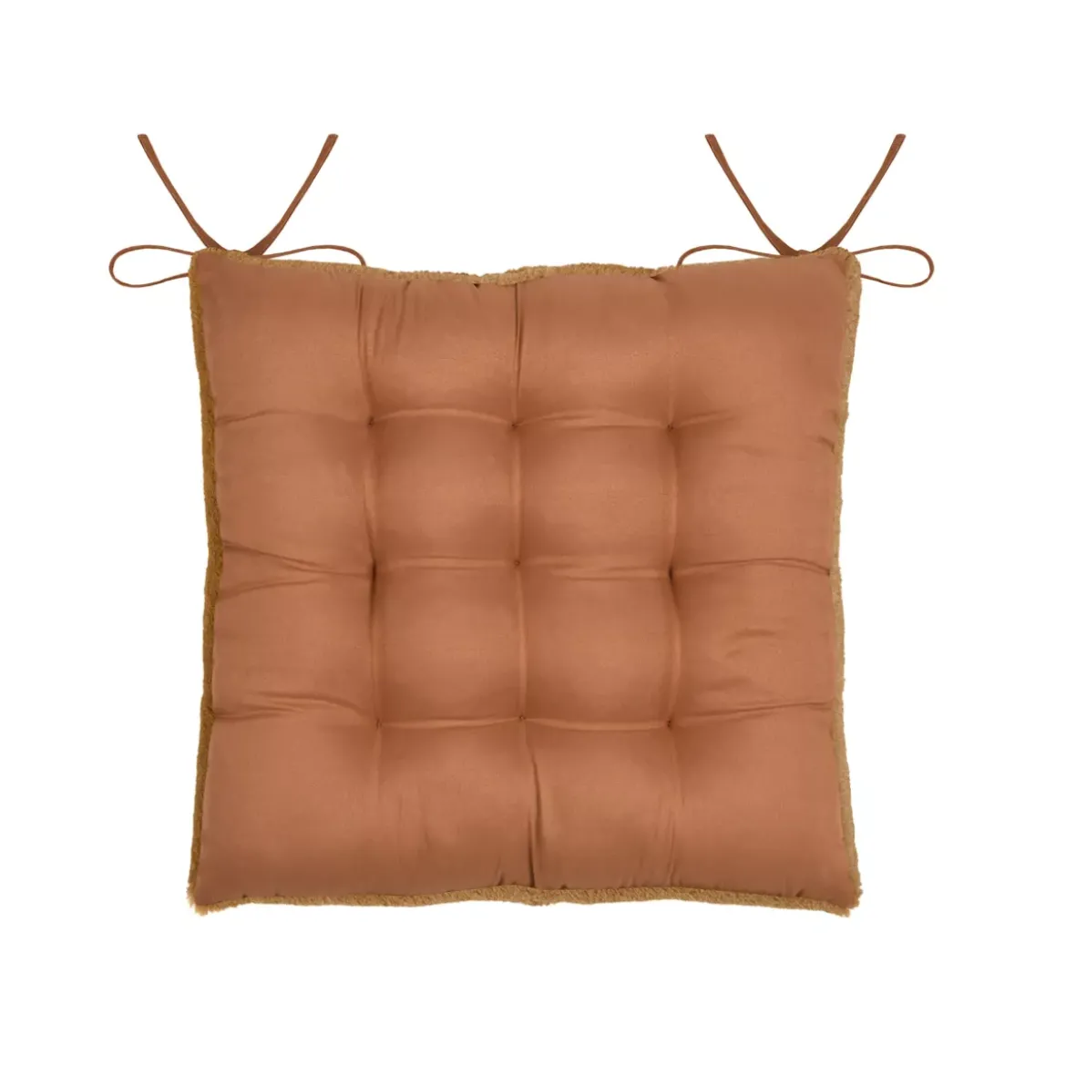 Cuscino per sedia quadrato in pelliccia sintetica (40 x 40 cm) Asgard Camel