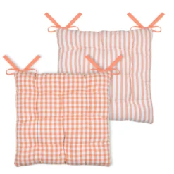 Cuscino per sedia quadrato in cotone (40 x 40 cm) Bardot Arancione