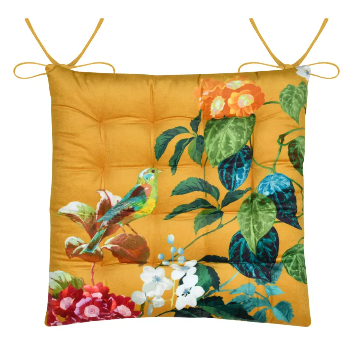 Cuscino per sedia quadrato in cotone (38x38 cm) Emmy Multicolore