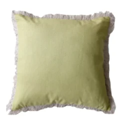 Cuscino quadrato cotone (40 cm) Herbier Verde tiglio