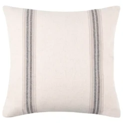 Cuscino quadrato cotone (50 cm) Montauban Grigio antracite