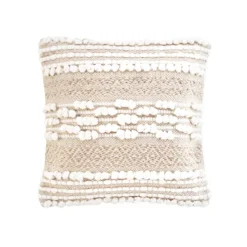 Cuscino quadrato cotone (40 x 40 cm) Blanca Beige