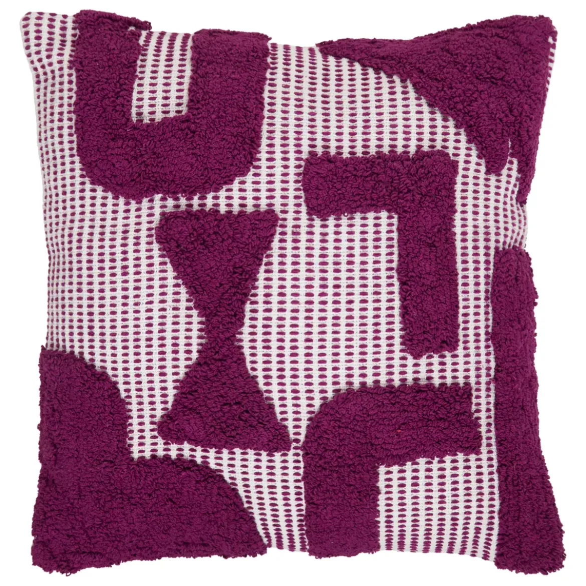 Cuscino quadrato cotone (50 x 50 cm) Poppy Viola